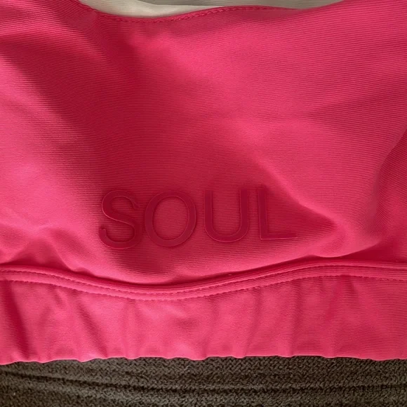SoulCycle Pink Sports Bra - Picture 3 of 6
